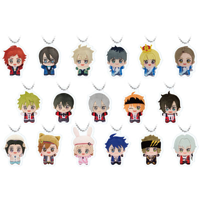 The Idolmaster SideM Chibigurumi Photo Acrylic Keychains complete set B