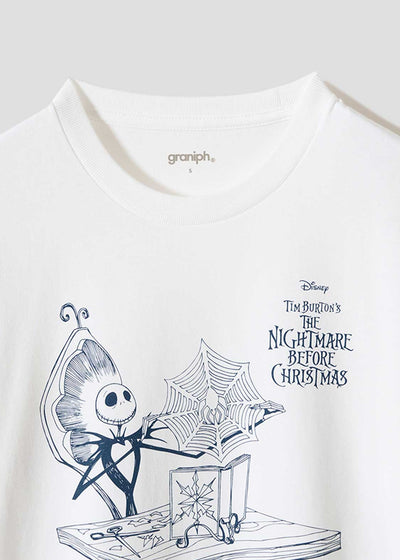 The Nightmare Before Christmas Graniph Christmas Research T-shirt, official product photo 3