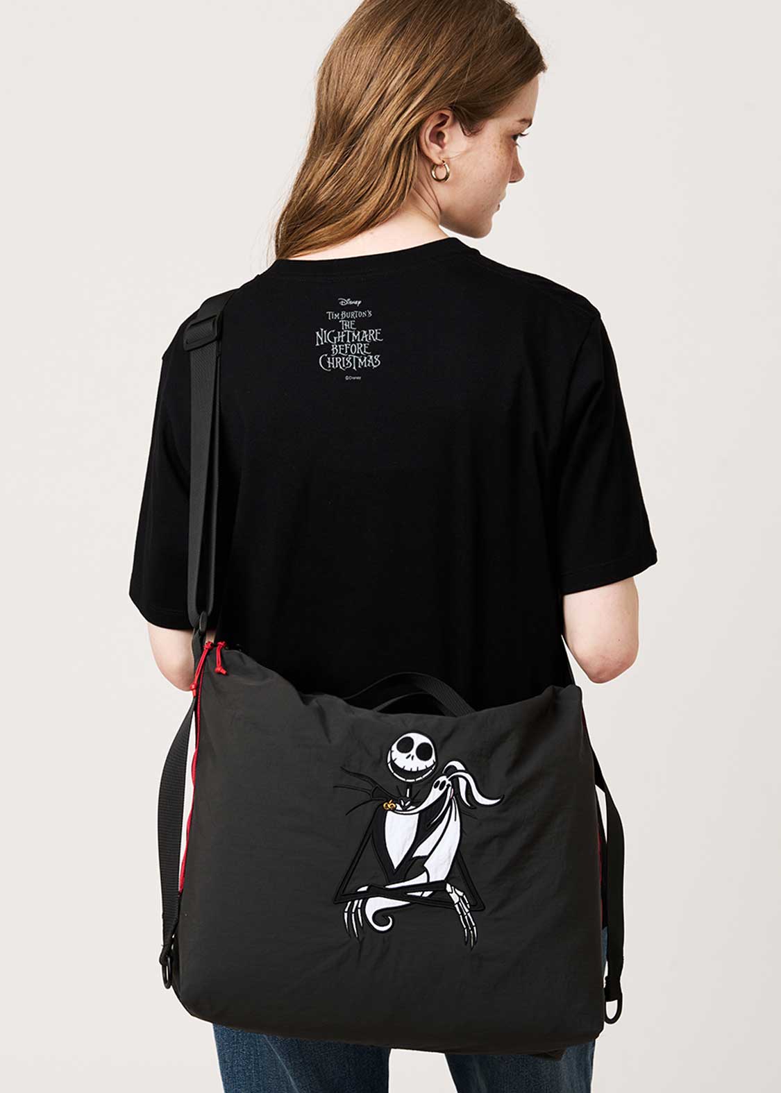 The Nightmare Before Christmas Graniph Jack and Zero Shoulder Bag, official product photo 9