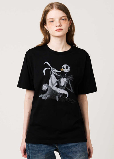 The Nightmare Before Christmas Graniph Jack and Zero T-shirt, official product photo 9