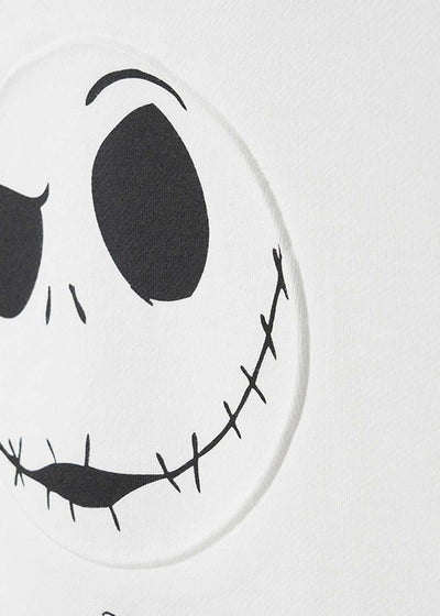 The Nightmare Before Christmas Graniph Jack Face Embossed Fleece Hoodie, official product photo 4