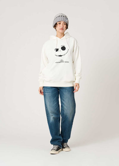 The Nightmare Before Christmas Graniph Jack Face Embossed Fleece Hoodie, official product photo 10