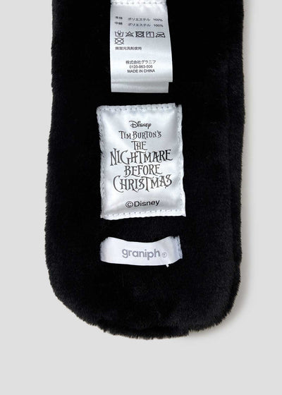 The Nightmare Before Christmas Graniph Jack Face Plush Scarf, official product photo 4