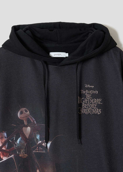 The Nightmare Before Christmas Graniph Jack’s Back Fleece Hoodie, official product photo 3