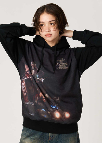 The Nightmare Before Christmas Graniph Jack’s Back Fleece Hoodie, official product photo 6
