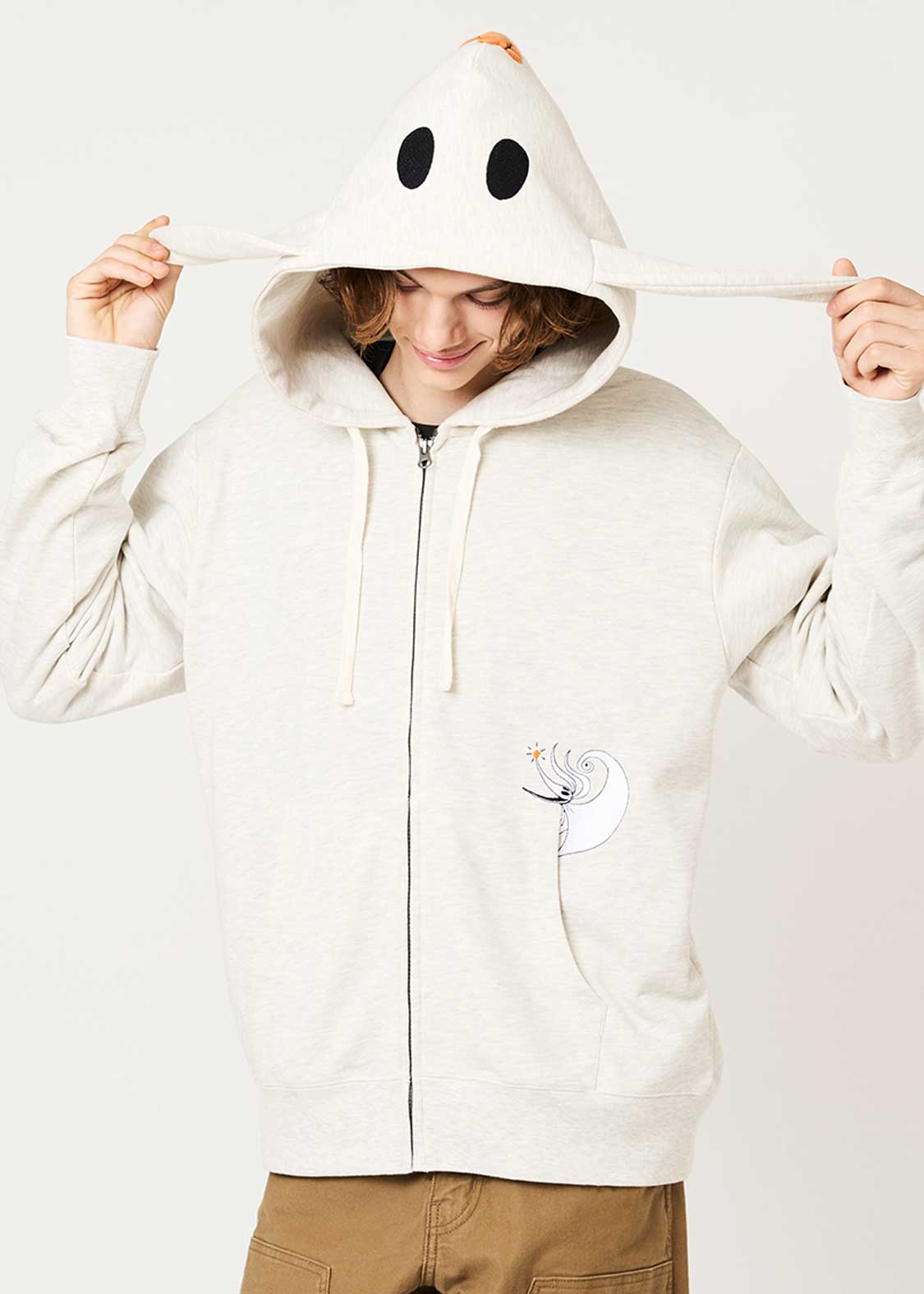 The Nightmare Before Christmas Graniph Zero Zip Hoodie, official product photo 6