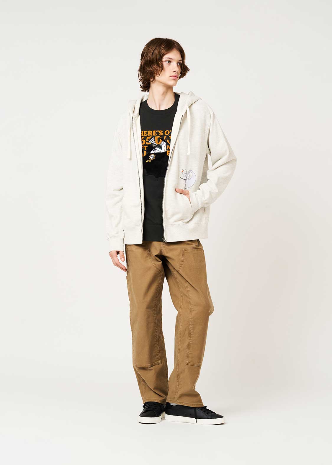 The Nightmare Before Christmas Graniph Zero Zip Hoodie, official product photo 8