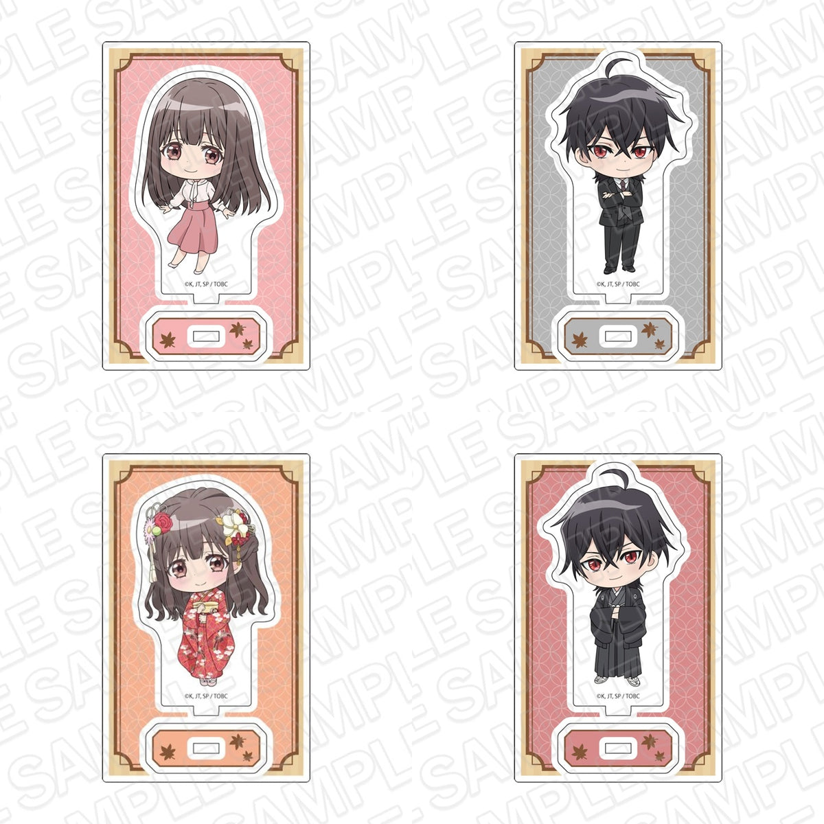 The Ogre's Bride Chibi Acrylic Stand - Complete Set