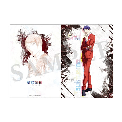 Tokyo Ghoul x Studio Pierrot - Original Illustration Clear File Set - Shu Tsukiyama & Uta — Original Illustration Clear File Set - Shu Tsukiyama & Uta