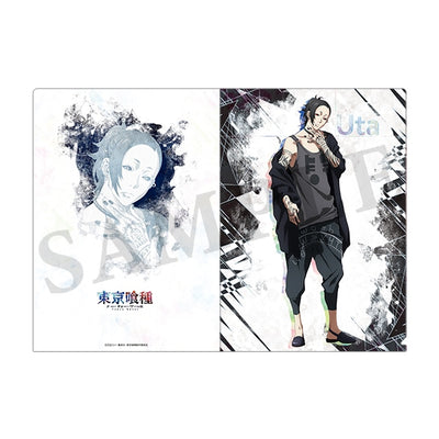 Tokyo Ghoul x Studio Pierrot - Original Illustration Clear File Set - Shu Tsukiyama & Uta — Original Illustration Clear File Set - Shu Tsukiyama & Uta — detail 1