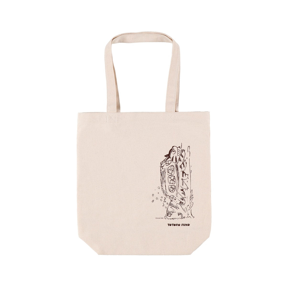 Totoro Fund Catbus Vertical Canvas Tote Bag - official view 6