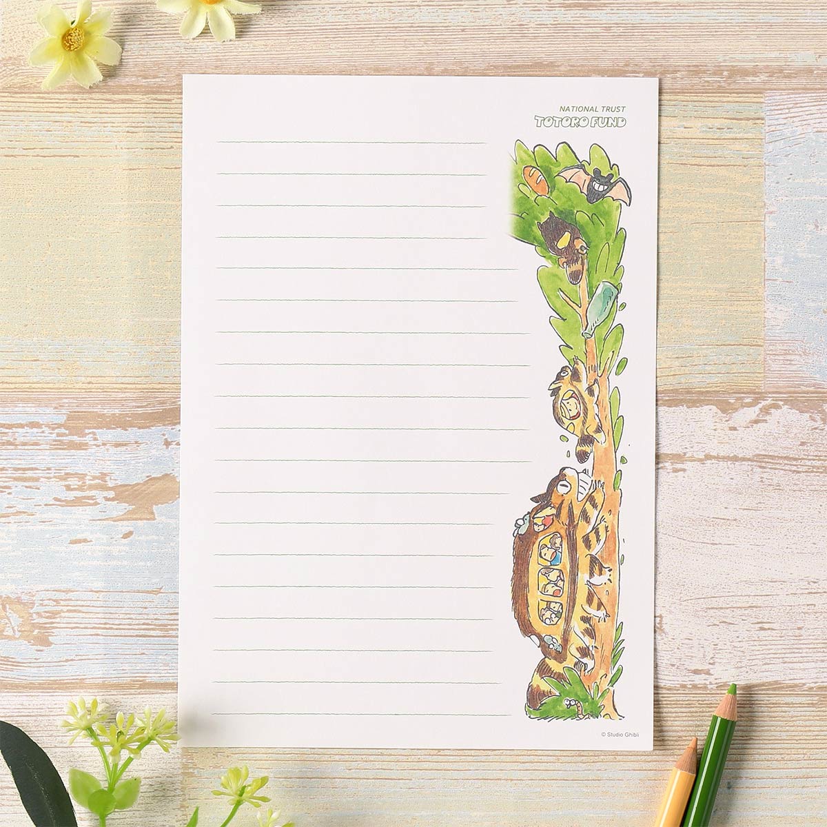 Totoro Fund Totoro and Catbus Letter Set — Complete Set Of 3 Types - official view 2