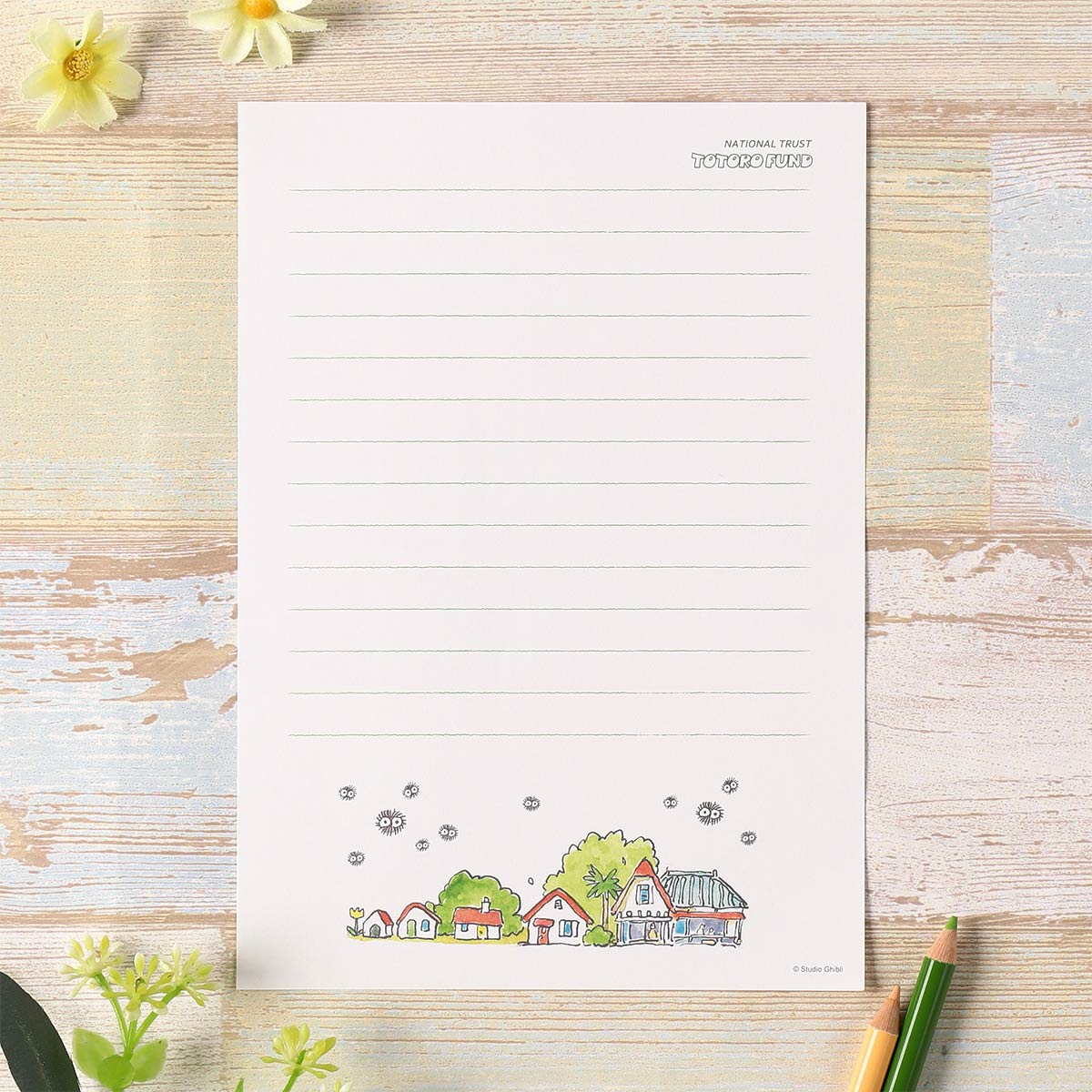Totoro Fund Totoro and Catbus Letter Set — Complete Set Of 3 Types - official view 4