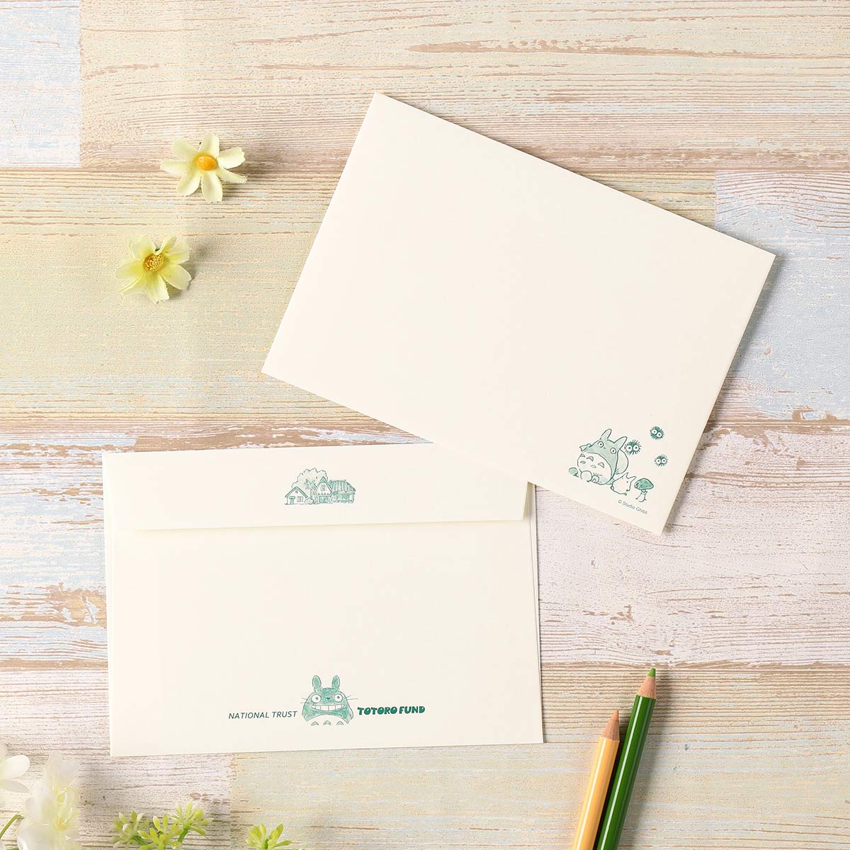 Totoro Fund Totoro and Catbus Letter Set — Complete Set Of 3 Types - official view 5