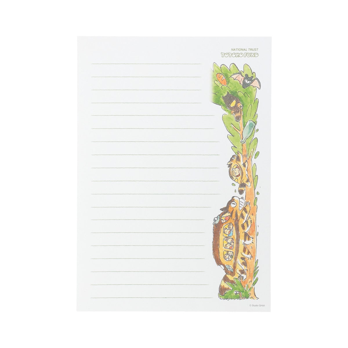 Totoro Fund Totoro and Catbus Letter Set — Complete Set Of 3 Types - official view 7