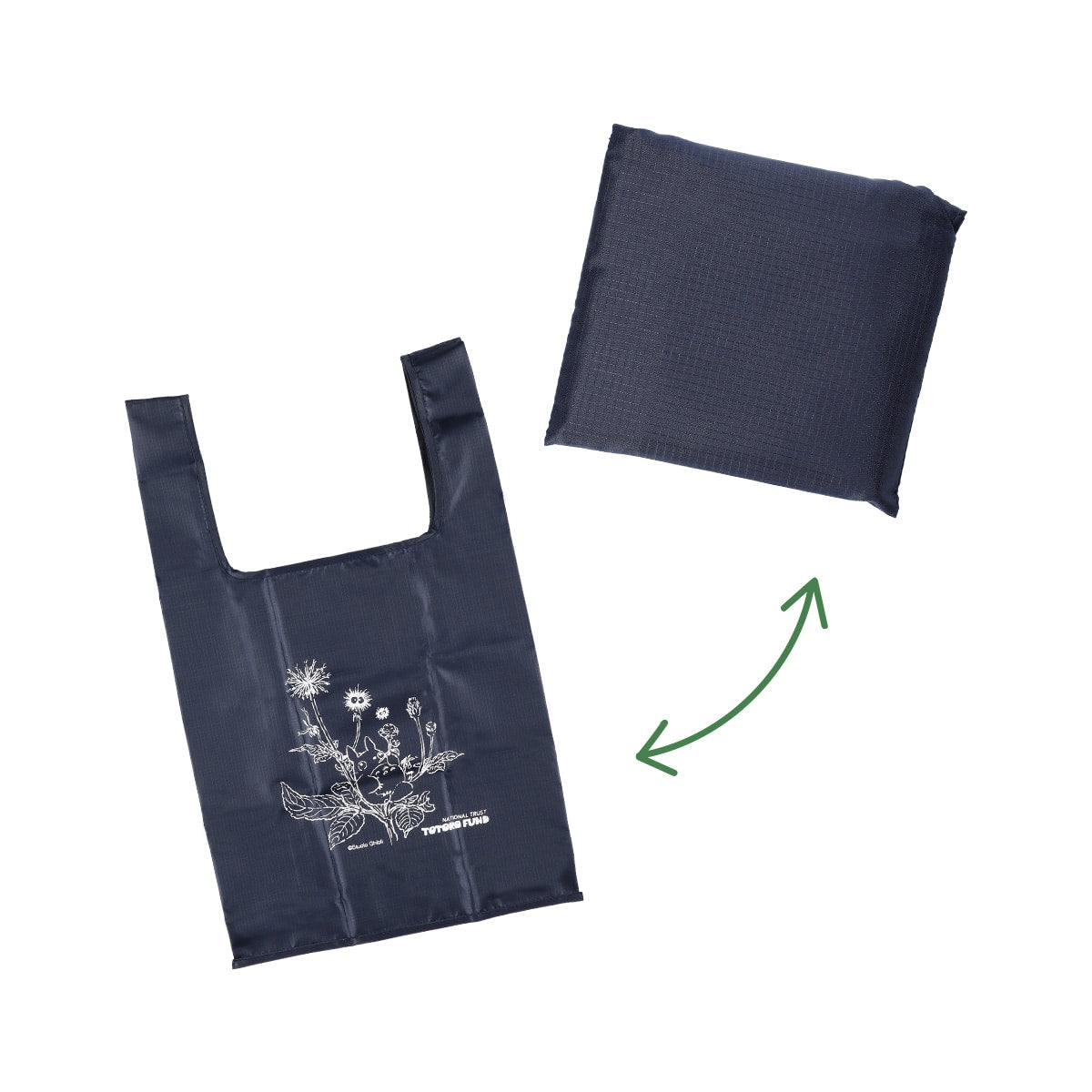 Totoro Fund Totoro Beggarticks Foldable Shopping Bag - official view 6