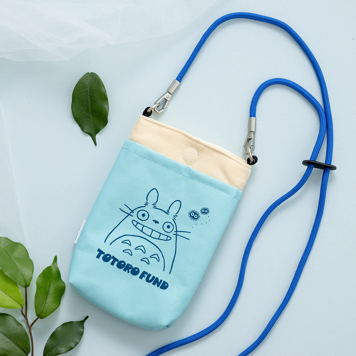Totoro Fund Totoro Ramune Blue Mini Shoulder Pouch - official view 1