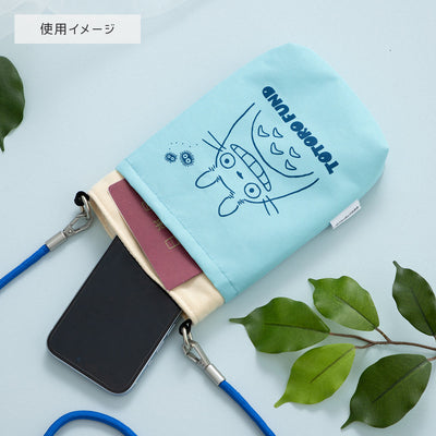 Totoro Fund Totoro Ramune Blue Mini Shoulder Pouch - official view 4