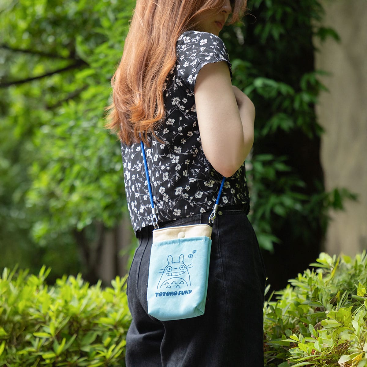 Totoro Fund Totoro Ramune Blue Mini Shoulder Pouch - official view 7