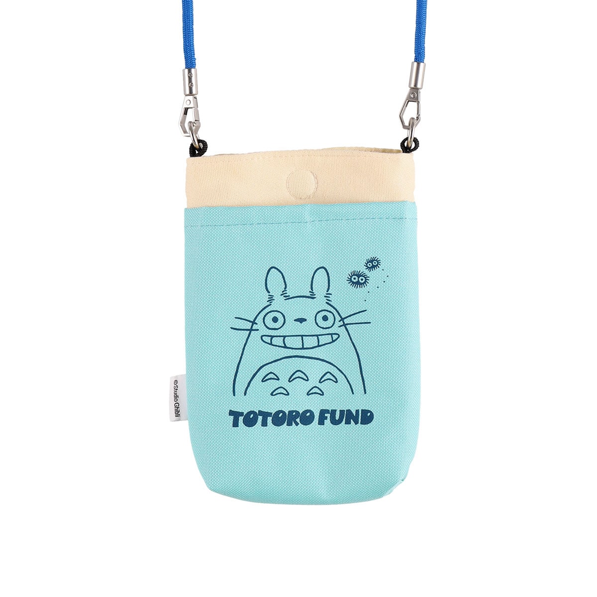 Totoro Fund Totoro Ramune Blue Mini Shoulder Pouch - official view 12
