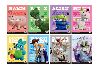 Toy Story 5 Clear Card Collection Gum - Box (18 Packs) RANDOM - collectible design samples 2