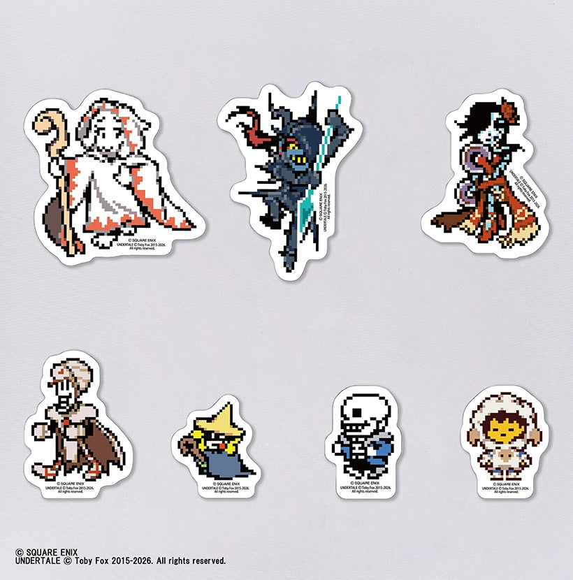 Undertale x Final Fantasy Sticker Set - official product view 1