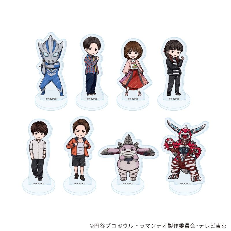 Ultraman Teo GraffArt acrylic stand designs
