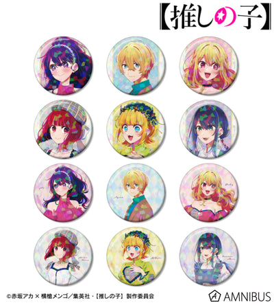 Oshi no Ko Ayumi Ver. - Trading Holographic Can Badges Complete Set of 12 Types - official product image