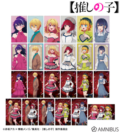 Oshi no Ko Ayumi Ver. - Trading Illustration Cards Complete Set of 24 Types - official product image