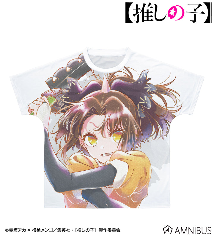 Oshi no Ko Ani-Art aqua label Vol. 3 - Kana Arima (Tsurugi Ver.) Full-Graphic T-Shirt - official product image