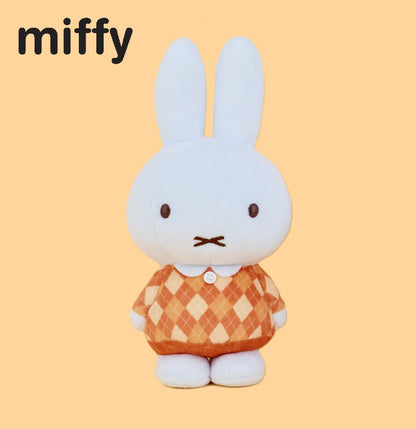 Miffy - Plush Orange Argyle Ver.
