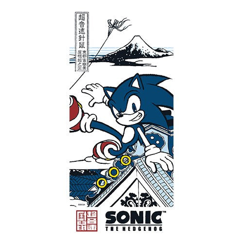 Wa Sonic Yuzen-dyed tenugui towel - Asakusa – Rooftops