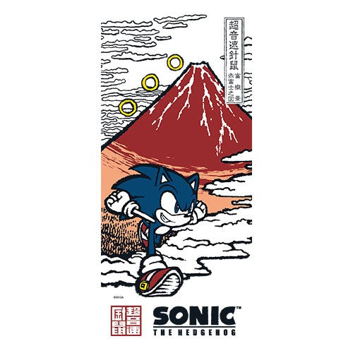 Wa Sonic Yuzen-dyed tenugui towel - Mount Fuji – Red Fuji