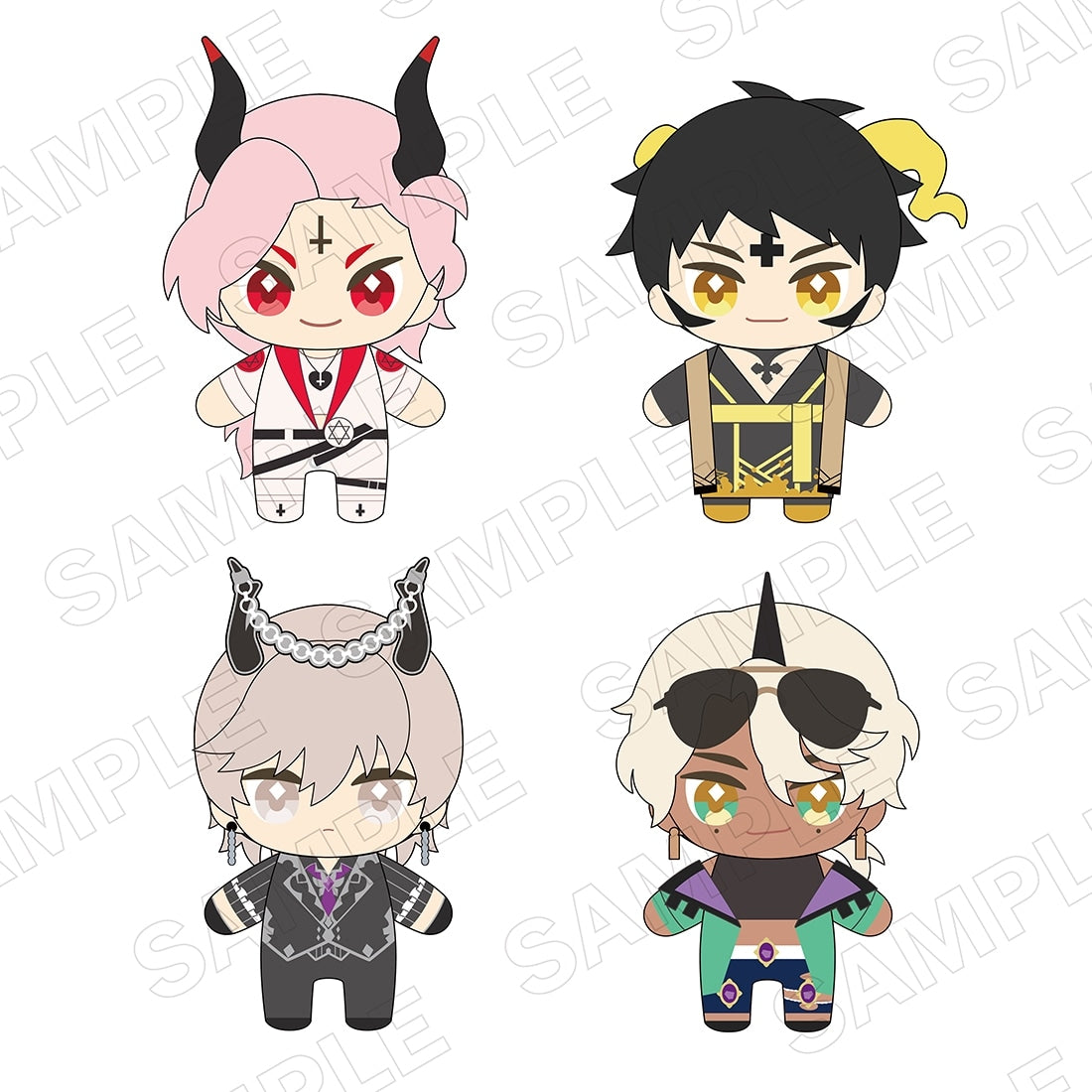 What in Hell is Bad? ChocoTomo Plush Toys - four-character official overview