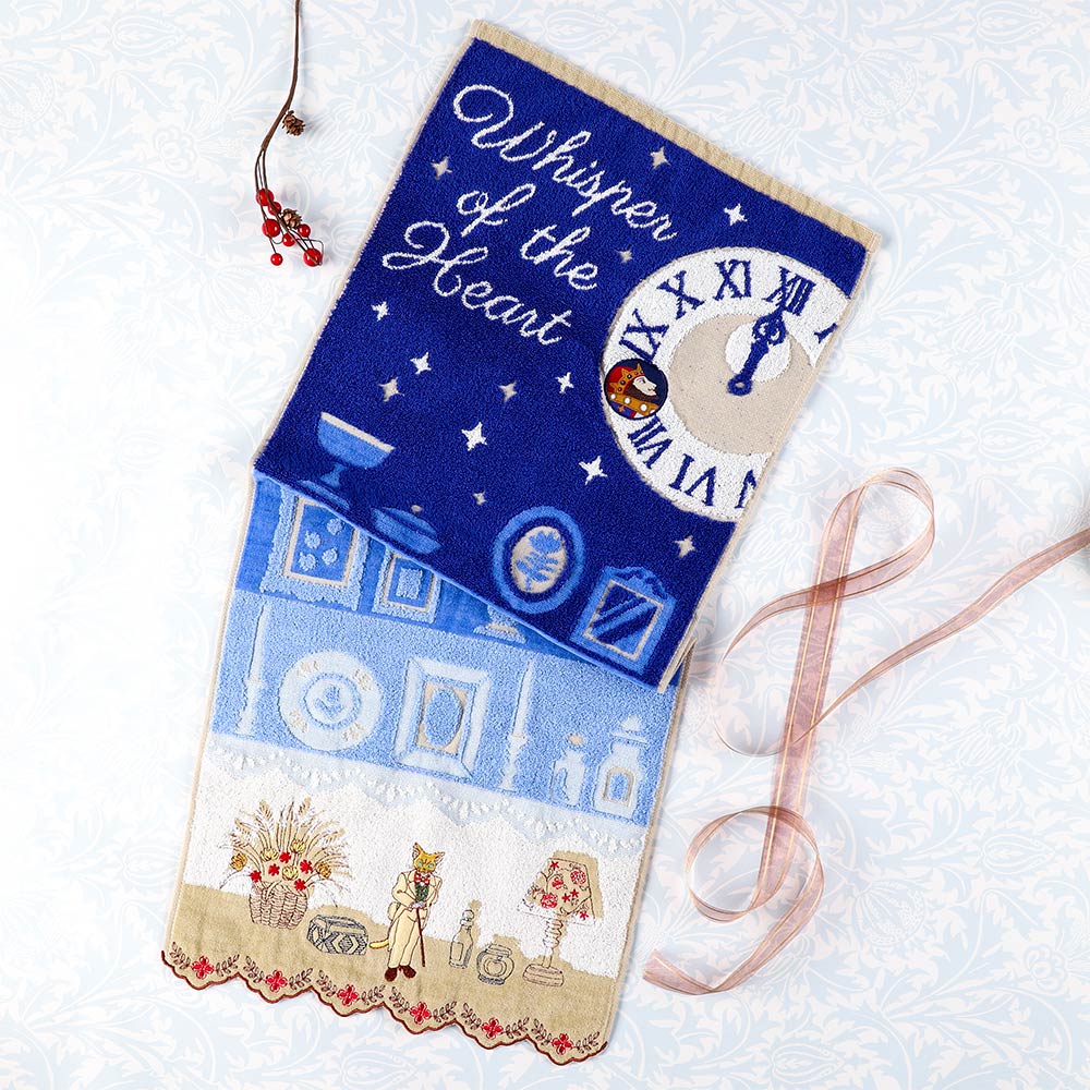 Whisper of the Heart - Baron and the Antique Shop Face Towel - official view 1