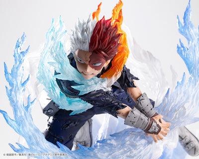 My Hero Academia ARTFX J Figure - Todoroki Shoto Cold Flame White Blade Ver. + Bonus Face Parts [Pre-order Nov 2026]