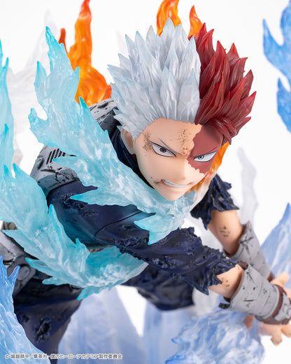My Hero Academia ARTFX J Figure - Todoroki Shoto Cold Flame White Blade Ver. + Bonus Face Parts [Pre-order Nov 2026]