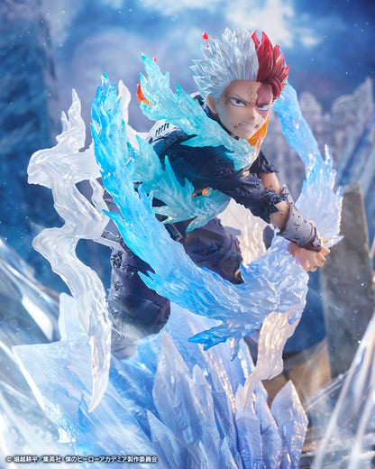 My Hero Academia ARTFX J Figure - Todoroki Shoto Cold Flame White Blade Ver. + Bonus Face Parts [Pre-order Nov 2026]