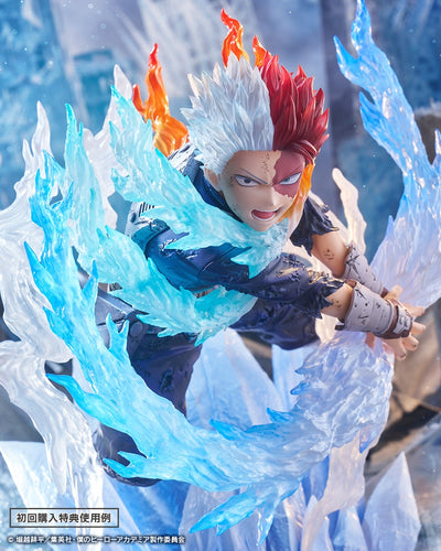 My Hero Academia ARTFX J Figure - Todoroki Shoto Cold Flame White Blade Ver. + Bonus Face Parts [Pre-order Nov 2026]