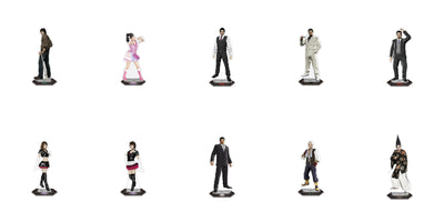 Yakuza 5 acrylic stands complete set of ten characters