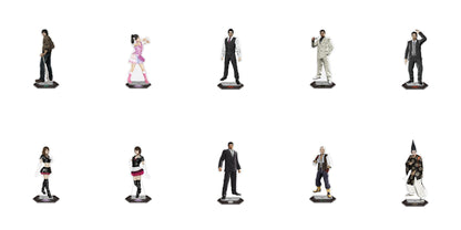 Yakuza 5 acrylic stands complete set of ten characters