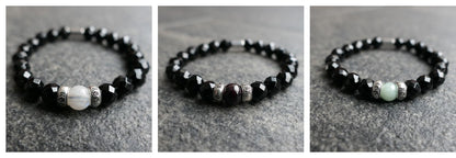 Yakuza birthstone bracelets - complete set
