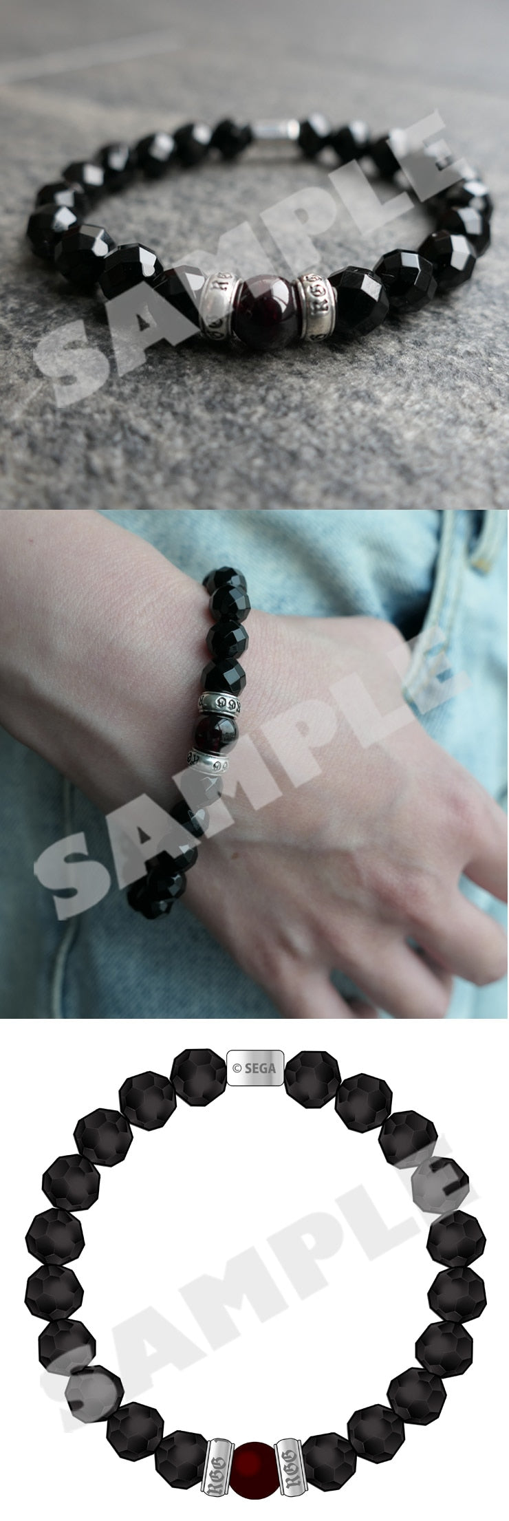 Yakuza birthstone bracelets - ichiban details