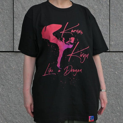 Kiryu Kazuma Color Bloom T-shirt worn front view