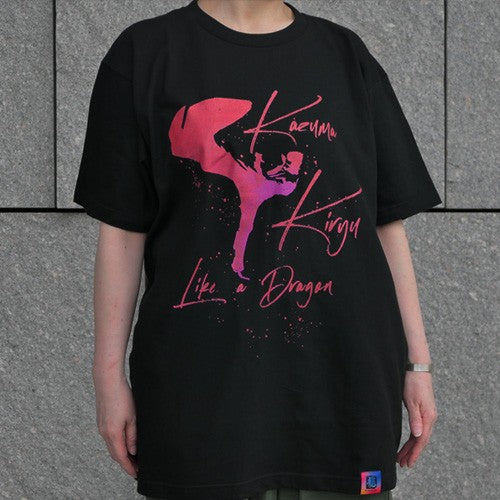 Kiryu Kazuma Color Bloom T-shirt worn front view