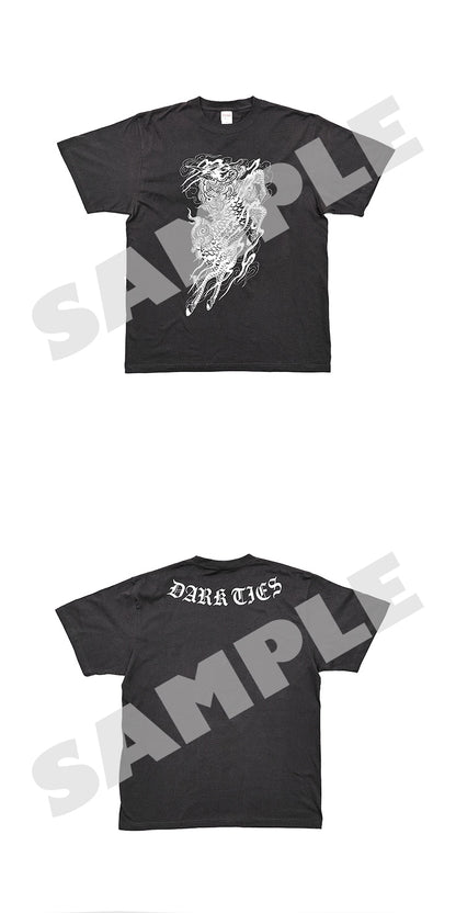 Dark Ties Yoshitaka Mine T-shirt front and back sample views