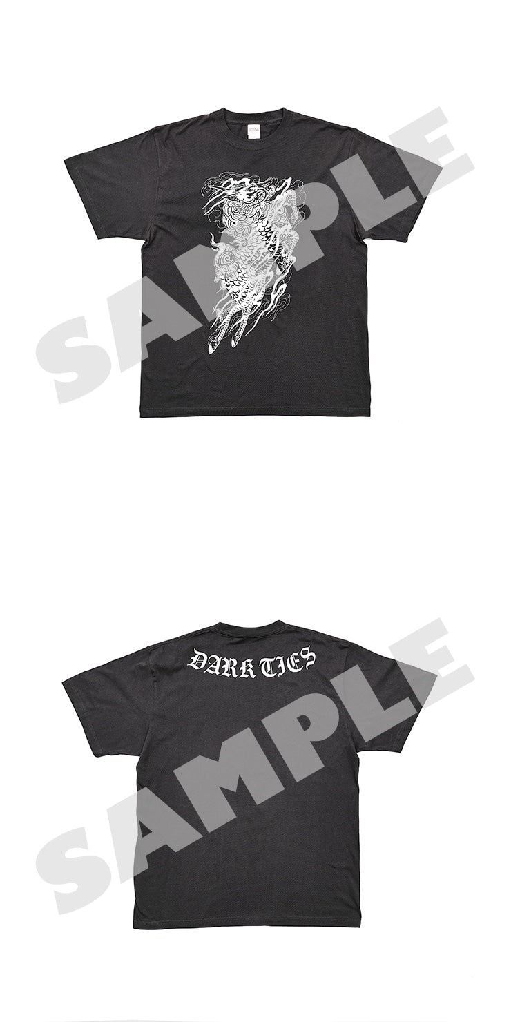 Dark Ties Yoshitaka Mine T-shirt front and back sample views