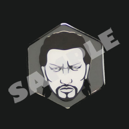 Yakuza character face pin - Daigo Dojima