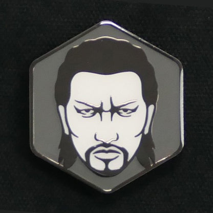 Yakuza character face pin - Daigo Dojima