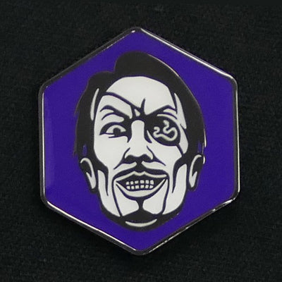 Yakuza character face pin - Goro Majima